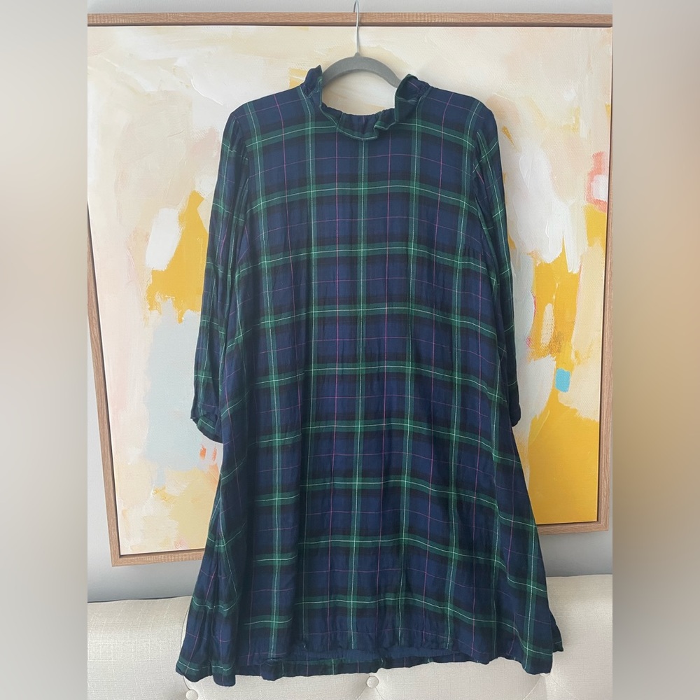 XL Crown and Ivy plaid swing dress